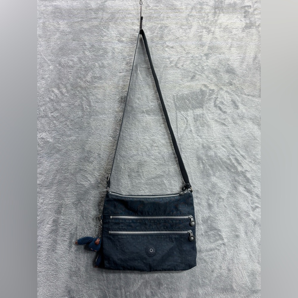 Kipling Alvar HB4061 Crossbody Bag Handbag Shoulder Bag 414 Monkey Blue Charm